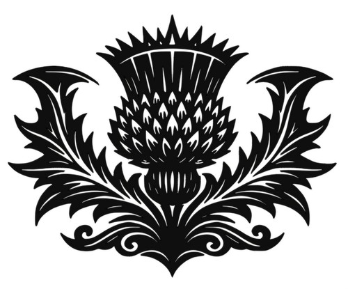 Scottish thistle decal - thistle,
