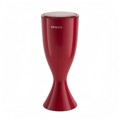 Goblet trash bin wide base - trash,
