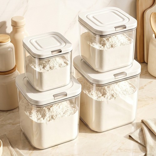 Kitchen flour bin with - kitchen,