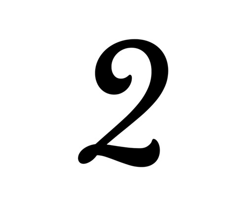 Number vinyl stickers pack - vinyl,